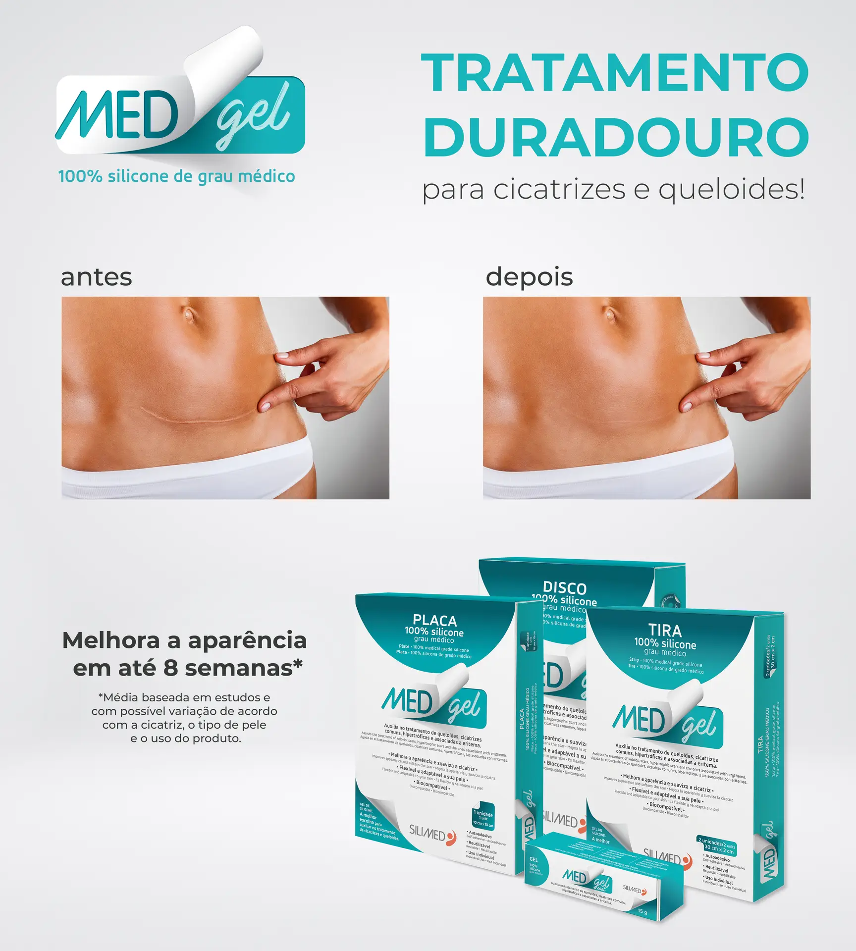 Banner Medgel Cicatriz 8 semanas