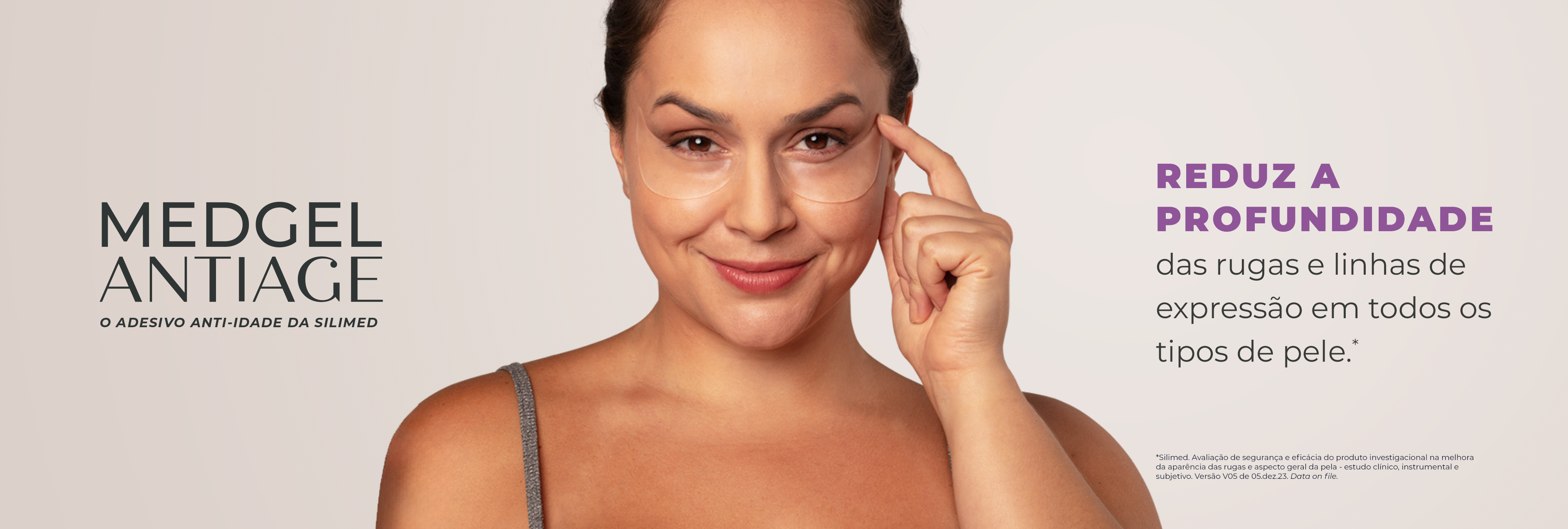 Banner Medgel Antiage Reduz a Profundidade